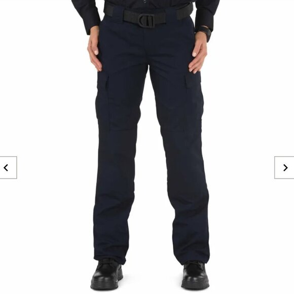 5.11 Tactical Womens TDU Dark Navy Cargo Ripstop Pants-Size 8 - Picture 2 of 11